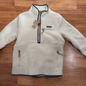 Patagonia Cream Quarter Zip Fleece